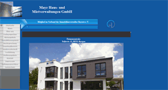 Desktop Screenshot of mayr-hausverwaltungen.de